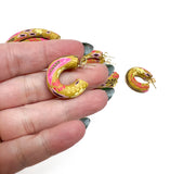Becca Hoops - Mustard Autumn Floral
