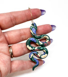 Anya Snake Earrings - Spring Floral