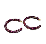 Becca Hoops - Wine Autumn Floral