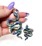 Anya Snake Earrings - Spring Floral