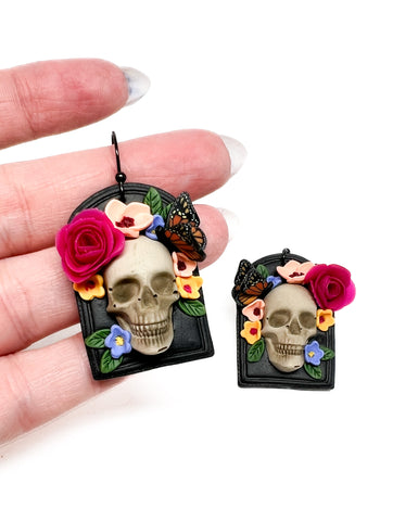 Colorful Floral Skulls
