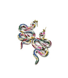 Anya Snake Earrings - Summer Garden