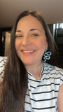 Anya Snake Earrings - Spring Floral
