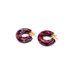Becca Hoops - Wine Autumn Floral