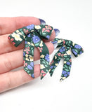 Bow Earrings - Springy Floral