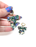 Bow Earrings - Springy Floral