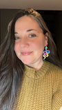Anya Snake Earrings - Rainbow Prism