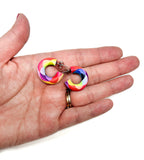 Becca Hoops - Rainbow Prism