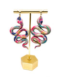 Anya Snake Earrings - Blush Garden