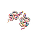 Anya Snake Earrings - Blush Garden