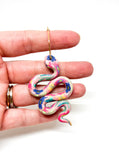 Anya Snake Earrings - Blush Garden