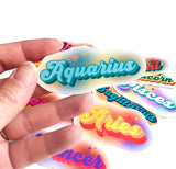 Zodiac Astrology Stickers