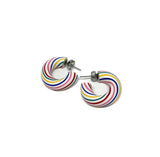 Rainbow Candy Cane Hoops