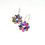Rainbow Daisy Dangles