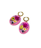 Summer Bouquet Floral Oval Dangles
