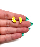 Citrus Clay Stud Set