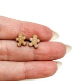 Gingerbread Man Studs