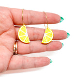 Lemon Slice Hoops