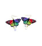 Rainbow Butterfly Dangles v.2