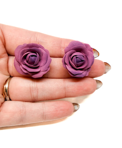 Autumn Rose Studs