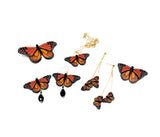 Double Monarch Butterfly Dangles