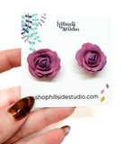 Autumn Rose Studs