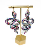 Happy Scrappy Snake Earrings