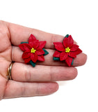 Poinsettia Studs PRE ORDER