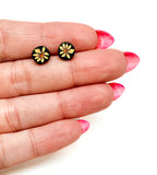 Yellow Daisy Studs