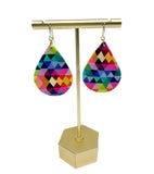Teardrop Dangles - Rainbow Prism