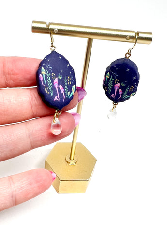 Enchanted Mushroom Bead Dangles