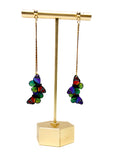Double Butterfly Dangles - Rainbow v.2
