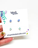 Clay Stud Pack -  Sweet Floral