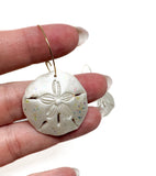 Iridescent Sand Dollar Dangles