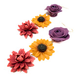Autumn Flower Chain Dangles
