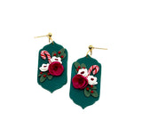 Floral Candy Cane Dangles