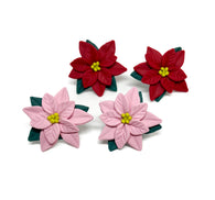 Poinsettia Studs