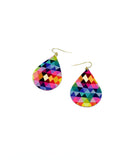 Teardrop Dangles - Rainbow Prism