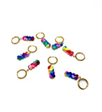 Rainbow Bead Huggies