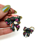 Bow Earrings - Floral Dreams
