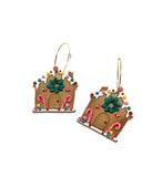 Gingerbread House Dangles