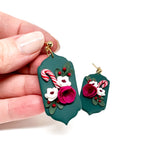 Floral Candy Cane Dangles