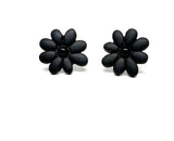 Black Daisy Studs