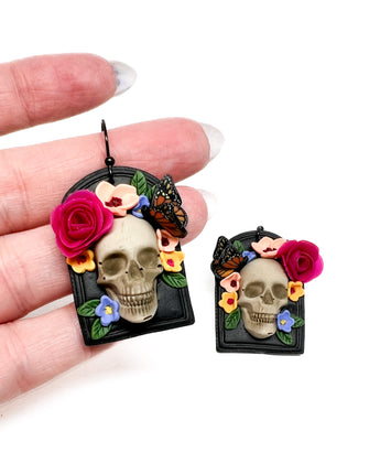Colorful Floral Skulls