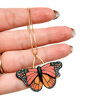 Monarch Butterfly Necklace