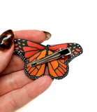 Monarch Butterfly Hair Clip