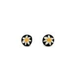 White Daisy Studs