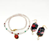Floral Couture Pearl Dangles