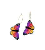 Butterfly Dangles:  Sunset Ombre