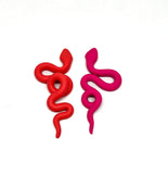 Colorful Snake Statement Studs - Mini